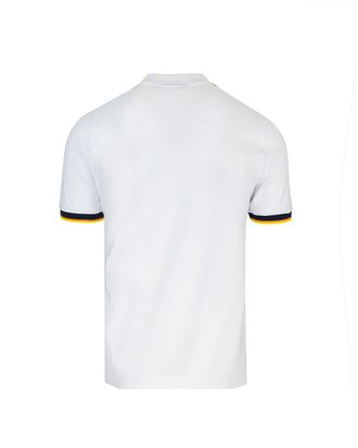 K-Way Mens Polo Shirt Vincent White Cotton T-shirts And Polos