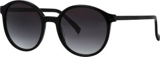 Marc O'Polo Sonnenbrille MARC OPOLO Modell 506215, Herren, schwarz, leicht gl&auml;nzend, Sonnenbrillen Sonnenbrille, Form Pilot, Logoschriftzug auf B&uuml;gel, Kombifassun