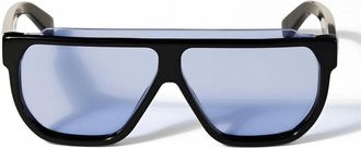 Off-white Sunglasses Ow1049 1045 Earth Black/Blue Unisex