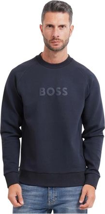 HUGO BOSS Uomo, Felpe, Blu, XL, new