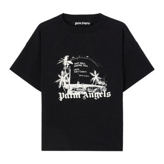 Palm Angels T-Shirts, male, Black, Size: M Palm Statement T-Shirt