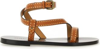 Isabel Marant Jopee Sandalen - Dames - Sandalen - Bruin - 37 EU - Leer - Schoenen