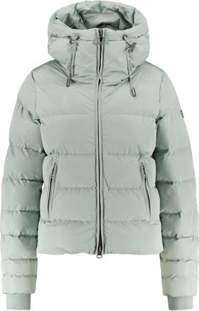 Wellensteyn Cordoba Short - Dames - Winterjassen - Groen - S - Polyester - Jassen