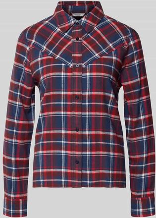 Mustang Jeans Mustang Hemdbluse mit Knopfleiste in Bordeaux, Größe 38