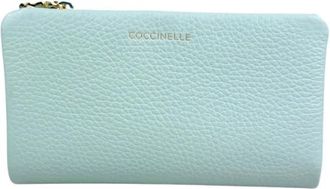 Coccinelle C-Me Softy Wallet - Dames - Portefeuilles - Blauw - ONE Size - Leer - Accessoires