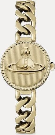 Vivienne Westwood Orb Button Watch Gold Swarovski Crystals / Stainless Steel Women