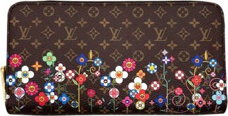 Louis Vuitton Brown Monogram Long Wallet (Bi-Fold) (Pre-Owned)