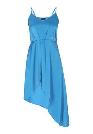 Faina Jurk Dames blauw