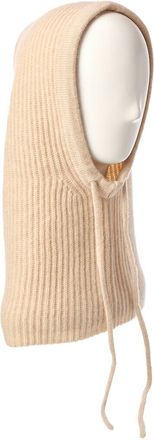 Amicale Cashmere Ribbed Knit Cashmere Hood
