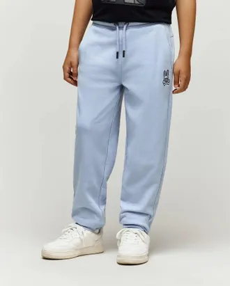 Psycho Bunny Kids Timothy 4K Bunny Jogger 410 ZEN BLUE / M/10-12