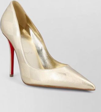 Christian Louboutin miss z leather pumps pointed toe stiletto