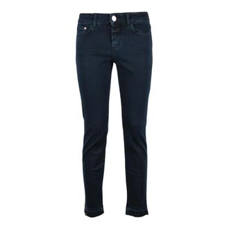 Closed Baker Skinny Cropped Jeans - Dames - Jeans - Blauw - Maat: W31 Katoen