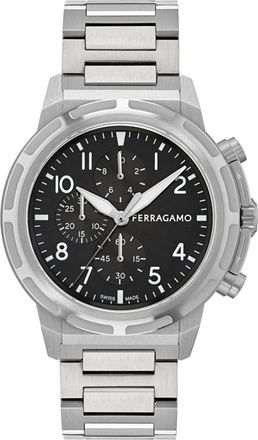 Ferragamo Sport Chrono Silicone Watch
