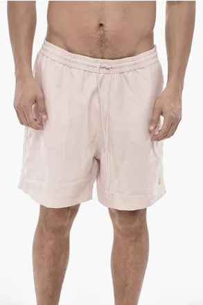 Carhartt Work in Progress Boxer Swim Trunks CHASE in Solid Color with Embroidered Logo size Xl