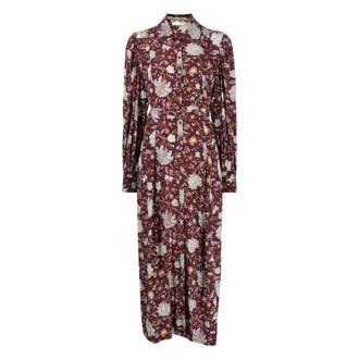 Ulla Johnson Kleedjes, Dames, Veelkleurig, L, Elegante Multicolor Midi Jurk Fa 230151