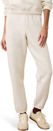 Marine Layer Corbet Quilted Joggers in Oatmeal Heather at Nordstrom, Size X-Large