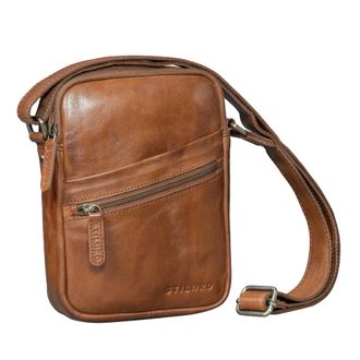 STILORD Naro Small Leather Crossbody Bag for Men - Genuine Leather Shoulder Bag Mens Compact Messenger for Tablet up to 10 Inch Ideal for Travel & Everyday Us