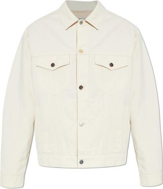Moschino Denim jas - Heren - Spijkerjassen - Beige - L - Denim - Jassen