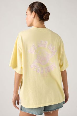 Levi's Graphic Short Stack Tee - Mujer - XL - Yellow / French Vanilla