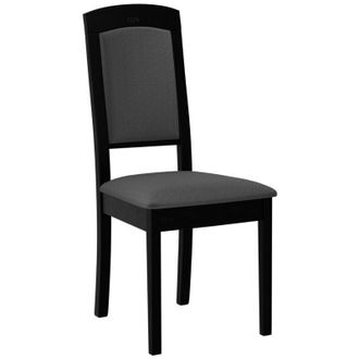 Mirjan24 Silla Victorville 338, Negro, 96x47x52cm, Tapiz, De Madera, Madera