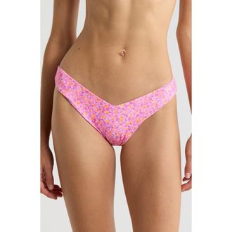 Kulani Kinis V-Cut Bikini Bottoms in Gelato Bloom at Nordstrom, Size X-Large