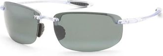 Maui Jim Hookipa Neutral Grey Wrap Unisex Sunglasses 407-05 64