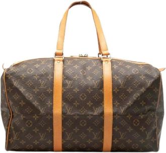 Louis Vuitton Pre-owned Weekend Bags, female, Brown, Size: ONE SIZE Pre-owned Sac Souple 45