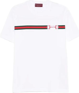 Gucci T-Shirts, female, White, Size: XS REG T-S Soft Cotton Jersey