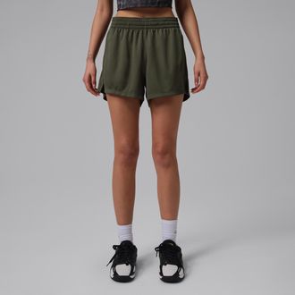 Nike Jordan Womens Jordan Sport Mesh Shorts in Green | FN5162-325