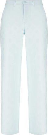 Casablanca Heren, Broeken, Blauw, Maat: S Katoen