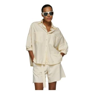 10 Days Shirts, female, Beige, Size: S Oversized Shirt