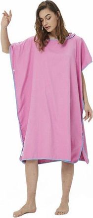 OEM Poncho De Surf Para Mujeres, Poncho De Ba&ntilde;o Ultraligero Y De Secado R&aacute;pido, Tambi&eacute;n Utilizable Como Ayuda Para Cambiarse En La Playa (azul Claro)