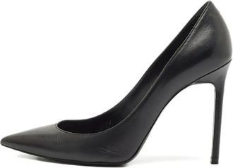 Saint Laurent Pumps Anja a punta - Nero