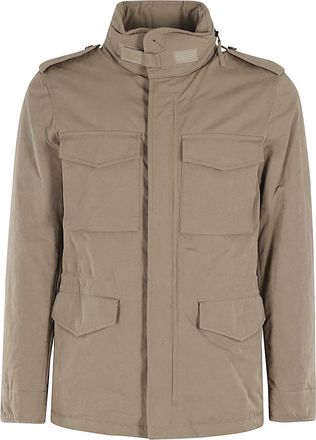 Aspesi Mini Field Thermore Nylon Trimmed Cotton-Blend Jacket
