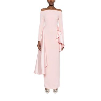 Solace London Gowns, female, Pink, Size: M Kiana Maxi Dress