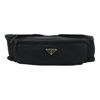 Prada Pre-owned Vintage Belt Bag - Heren - Pre-owned - Zwart - Maat: ONE Size Nylon