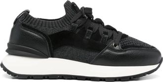 Doucal's Panelled Sneakers - Dames - Sneakers - Zwart - 41 EU - Leer - Schoenen