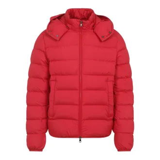 Moncler Hooded Quilted Down Jacket