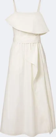 Proenza Schouler Reign ruffled cotton-blend midi dress