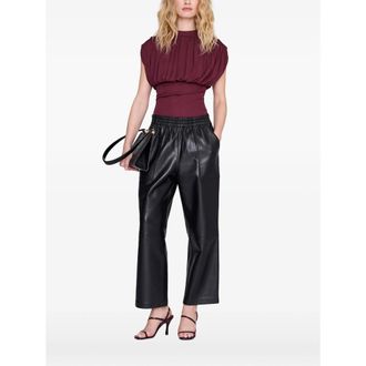 Anine Bing Fran Top - Burgundy