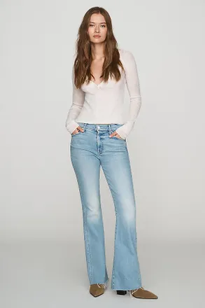 Mother The Weekender Mid-Rise Bootcut Jeans