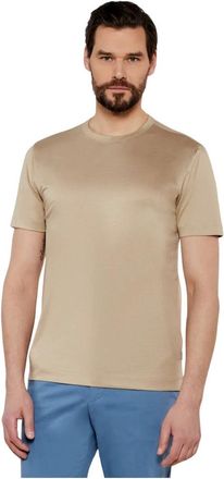 HUGO BOSS Tops, Heren, Beige, S, T-Shirts