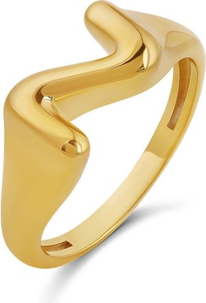 SHYMI Bubble Letter Initial Ring in Gold at Nordstrom, Size 5