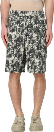 A|X Armani Exchange Groene Palmboomprint Shorts - Heren - Korte Broeken - Veelkleurig - W33 - Korte Broeken
