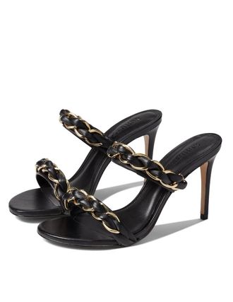 Schutz Kristley Heeled Sandal In Black