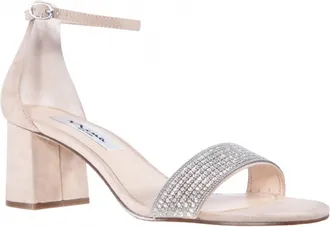 Nina Womens Eloise Heels In Tan Glam Suede