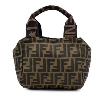 Fendi Pre-owned Fendi Mini Zucca Canvas Handbag Ladies JIQ50IACX32SOENA