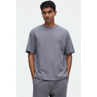 H&M Coolmax Relaxed Fit T-shirt in Dark Gray at Nordstrom, Size Xx-Large
