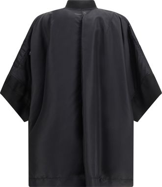 Maison Margiela Nylon Cape - Black