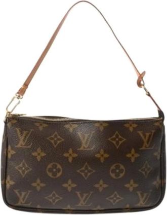 Louis Vuitton Pre-owned Shoulder Bags, female, Brown, Size: ONE SIZE Pre-owned Vintage Shoulder Bag
